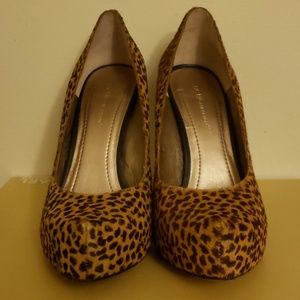 BCBGeneration Leopard pumps